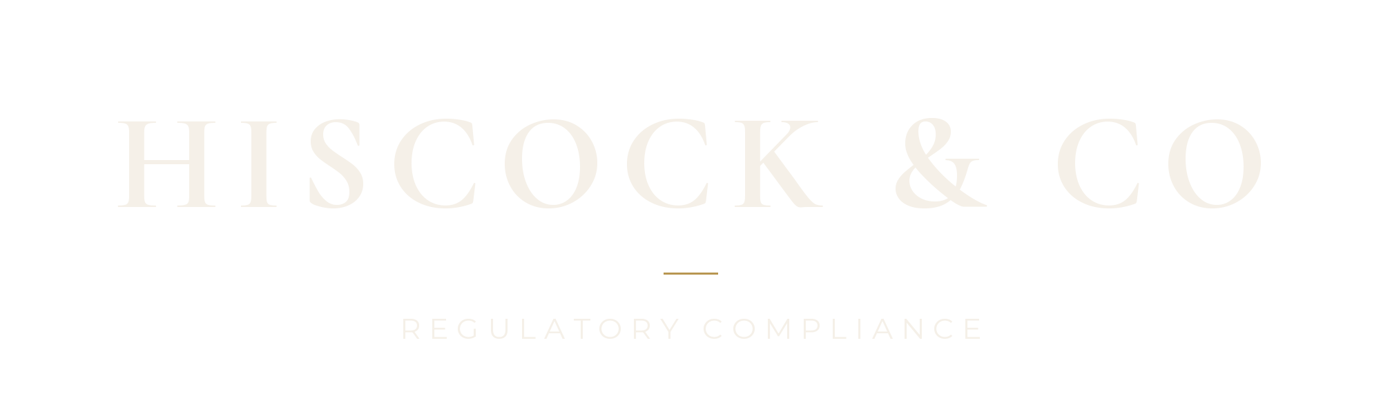 Hiscock & Co — Regulatory Compliance